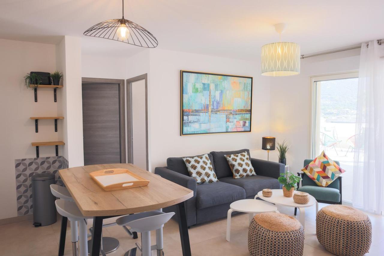 Appartement La Balagne , Bord De Mer, Grande Terrasse, Sant'Ambroggio لوميو المظهر الخارجي الصورة
