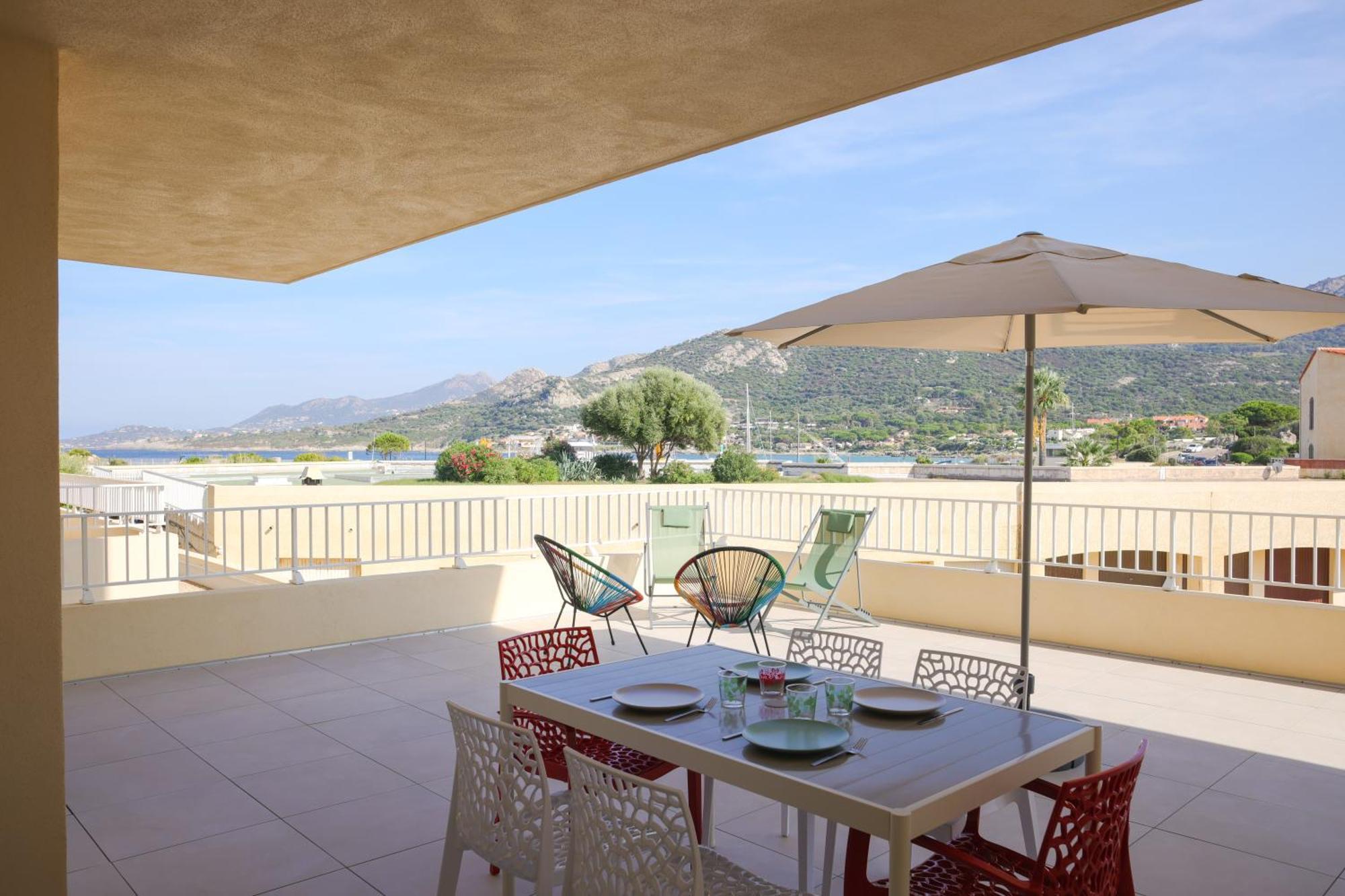 Appartement La Balagne , Bord De Mer, Grande Terrasse, Sant'Ambroggio لوميو المظهر الخارجي الصورة