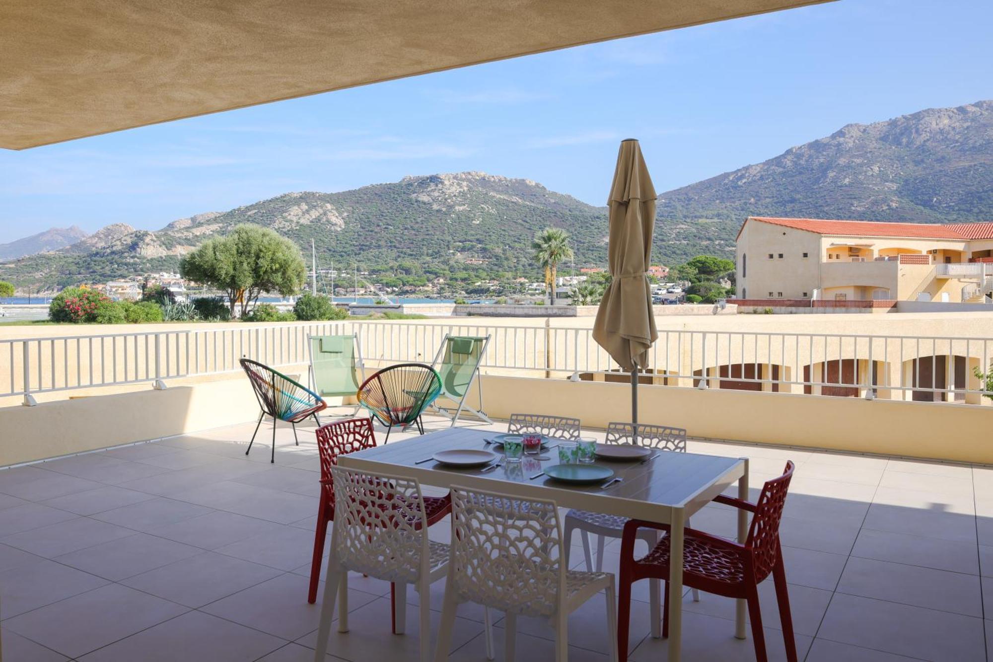Appartement La Balagne , Bord De Mer, Grande Terrasse, Sant'Ambroggio لوميو المظهر الخارجي الصورة